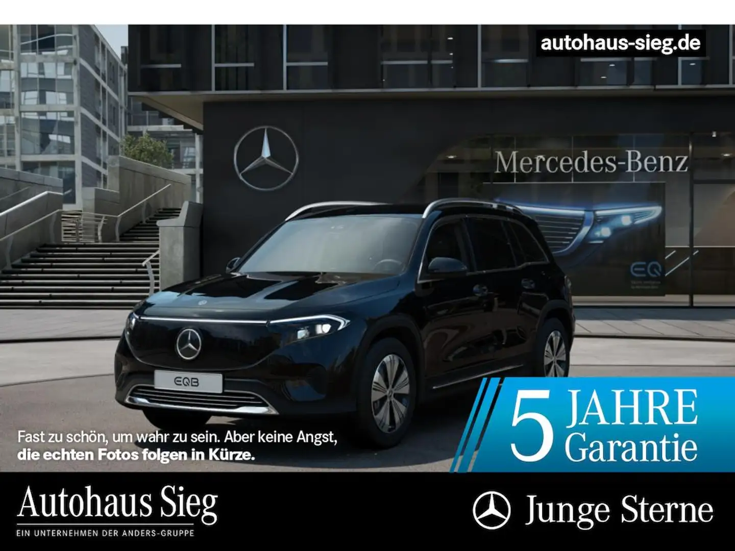 Mercedes-Benz EQB 300 4M Progressive+MBUX+Distr+LED+Kam+EASY-P Zwart - 1