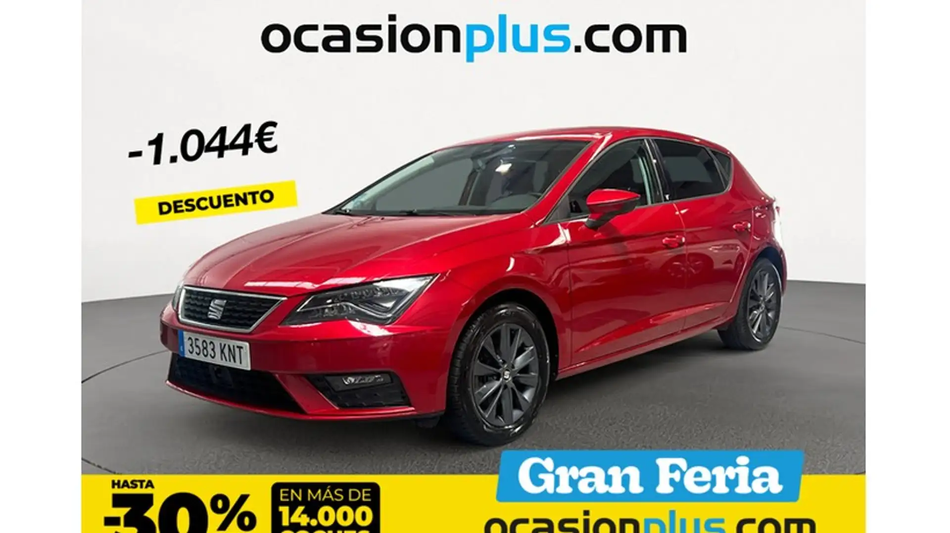 SEAT Leon 1.4 TGI GNC S&S Style DSG 110 Rouge - 1