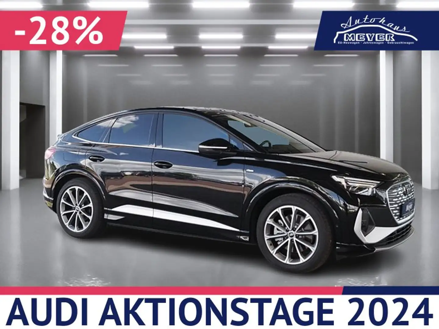 Audi Egyéb Q4 Sportback S-Line 40 e-tron NP=69000€!   ** Fekete - 1