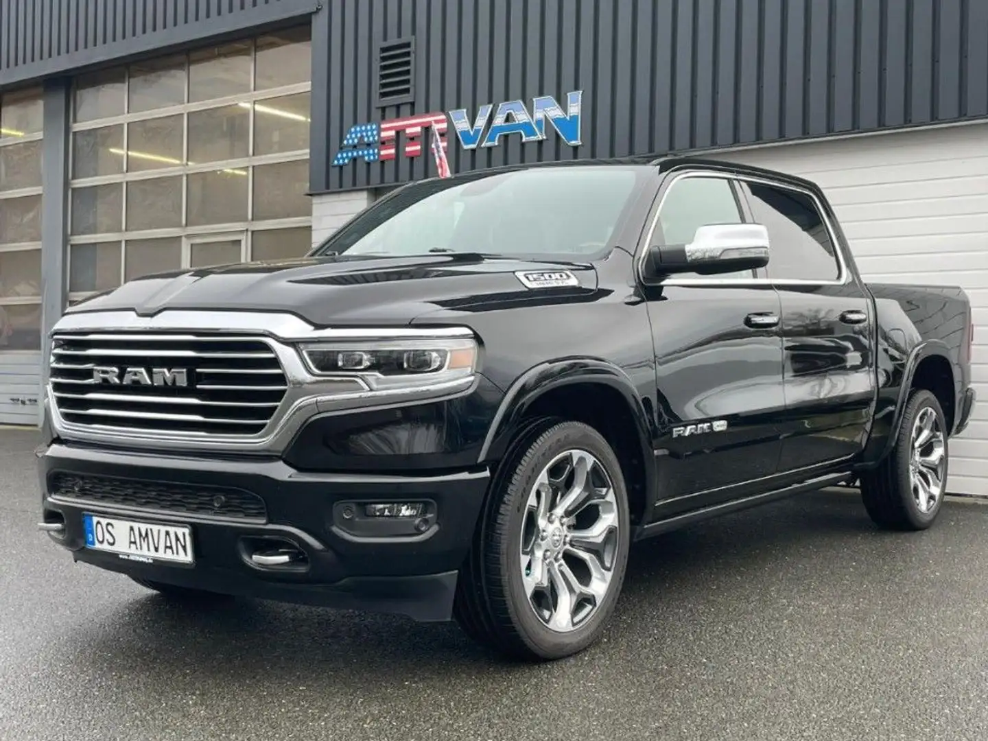 Dodge RAM Laramie LongHorn 22" Leder Mwst. eTorque Noir - 1