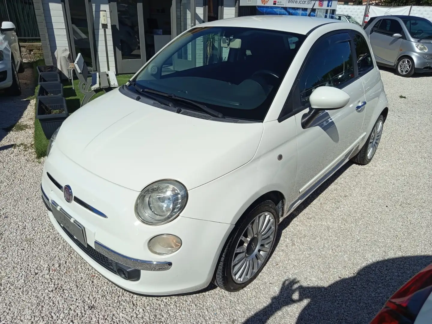 Fiat 500 1.3 mjt 16v Lounge 75cv Bianco - 2