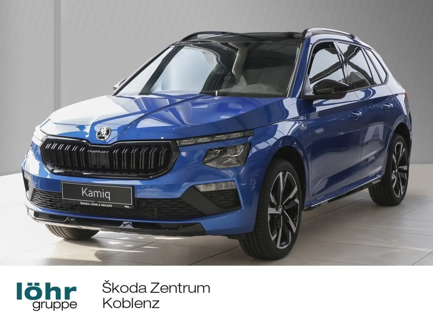 Skoda Kamiq Monte Carlo 1,5TSI 110kW DSG Blauw - 1