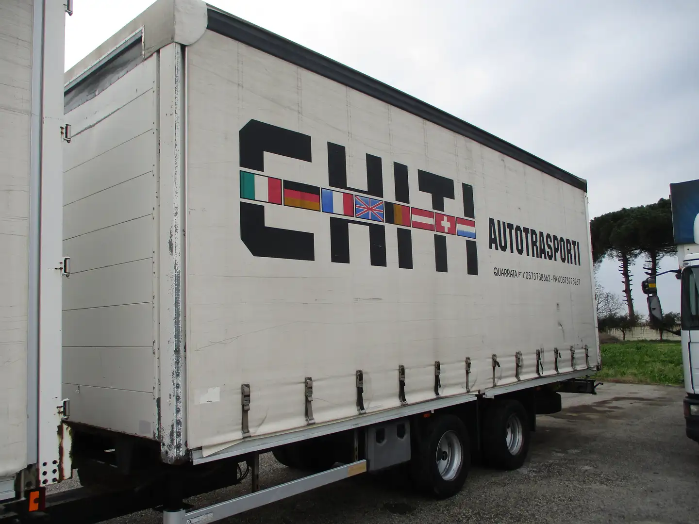 Iveco BIGA OMAR 2 ASSI CENTINATA 7.80 M ALTEZZA 2.90METR Beyaz - 1