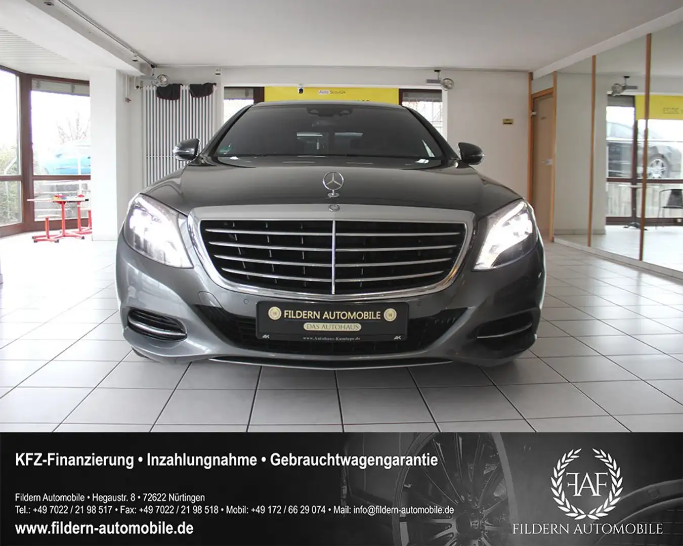 Mercedes-Benz S 350 d 4Matic L*LED*PANO*HUD*SOFTCLOSE*KEYLESS*STANDH.* Grau - 2