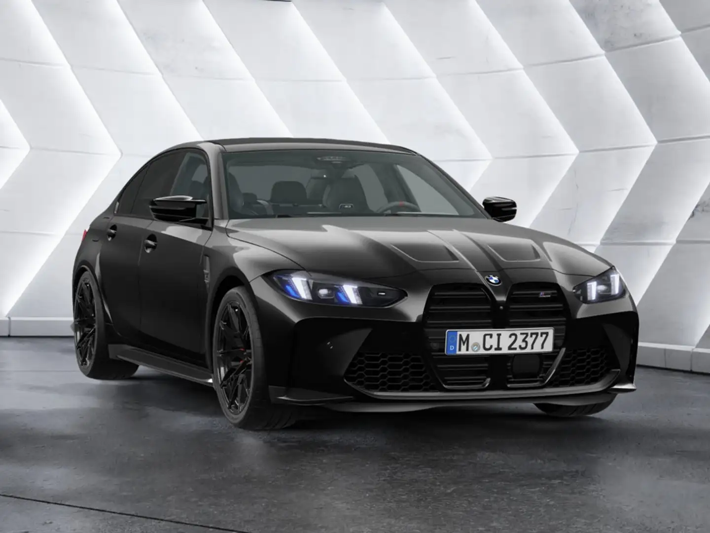 BMW M3 Competition xDrive SHZ H/K NAVI LED 360° Schwarz - 2
