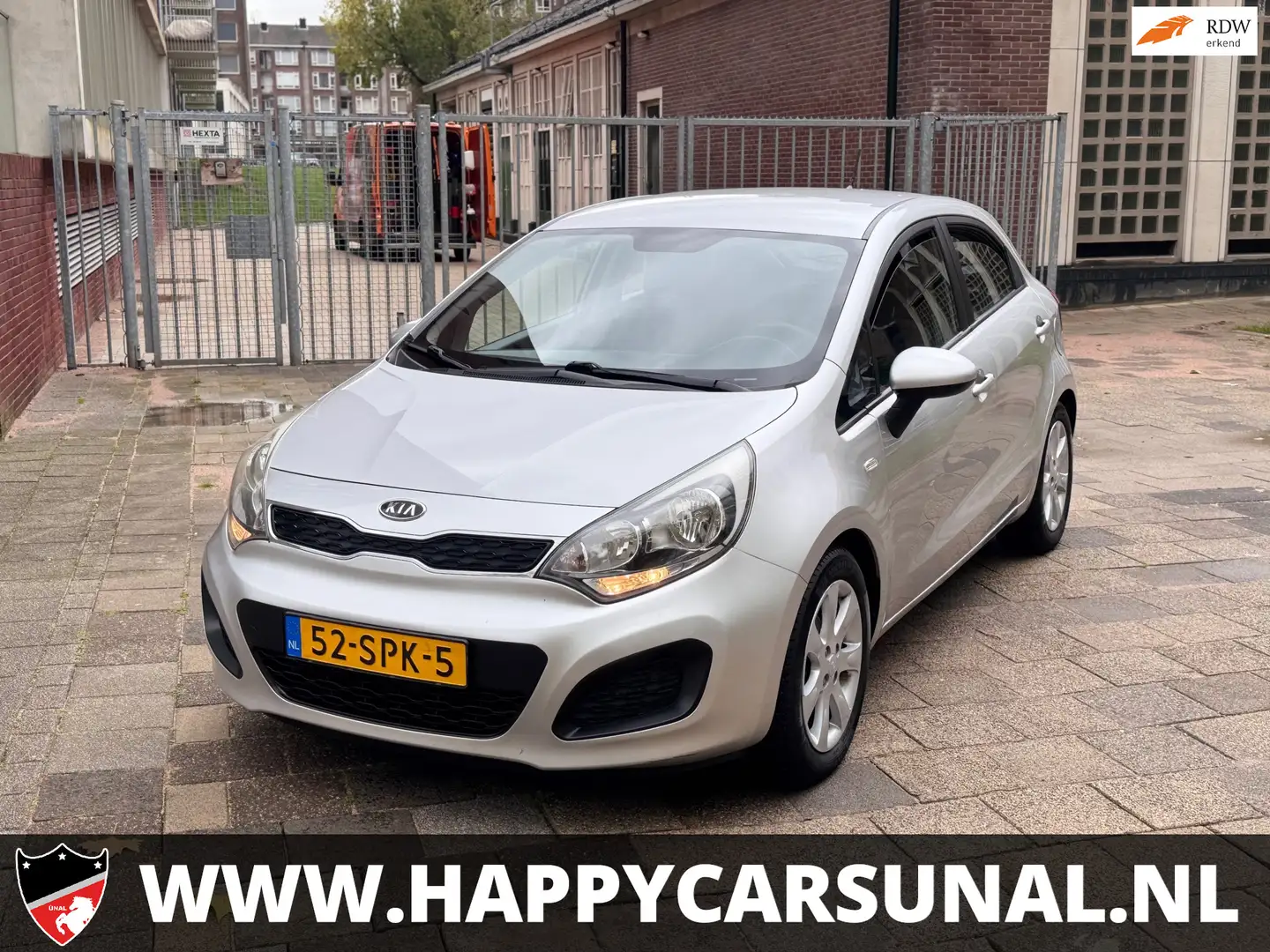 Kia Rio 1.2 CVVT Comfort Pack, AIRCO, NAP, NIEUWE APK Grijs - 1