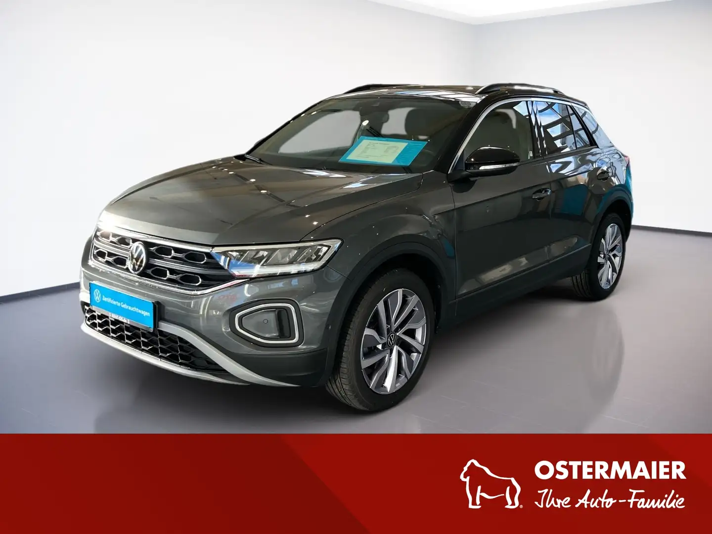 Volkswagen T-Roc GOAL 2.0TDI 150PS DSG AHK.KAMERA.LED.ACC.NAVI.SHZG Gris - 1