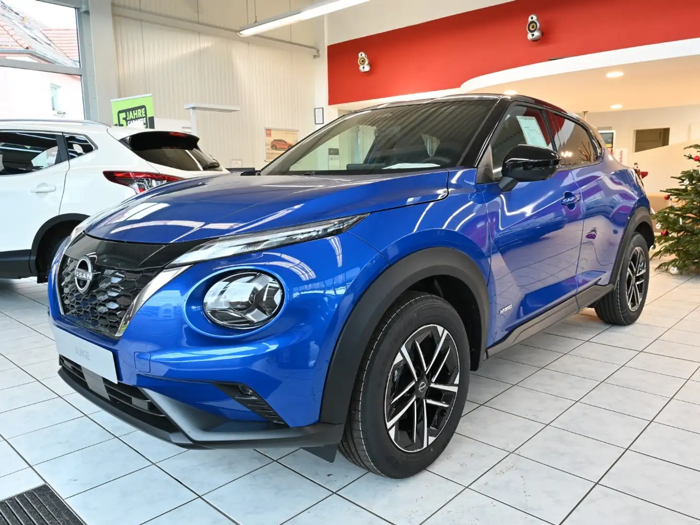 Nissan Juke 1.0 DIG-T  Acenta Automatik*LED*KAM*SHZ*PDC Blau - 2