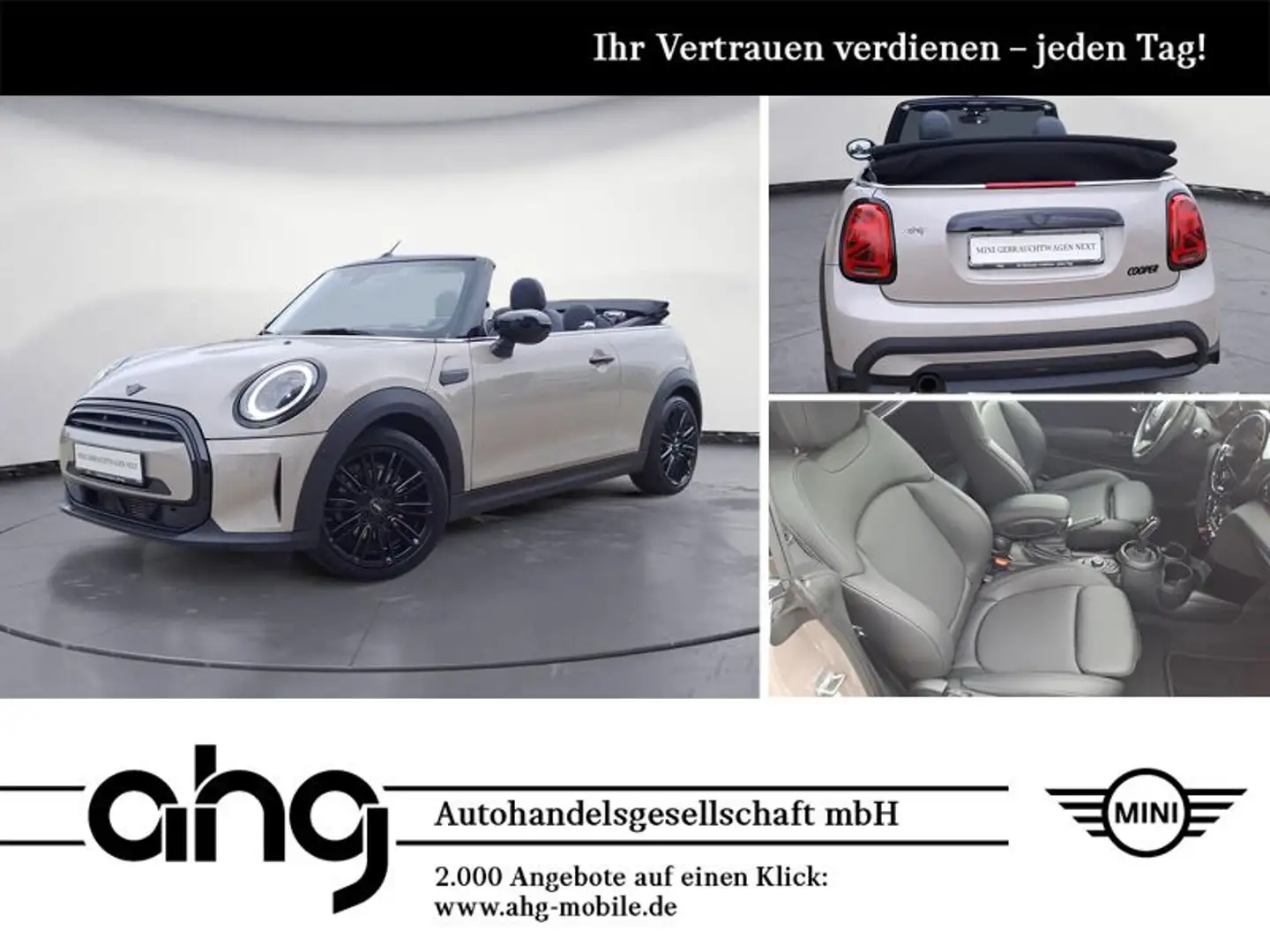 MINI Cooper Cabrio Classic Trim Aut. Navi HiFi RFK Grau - 1