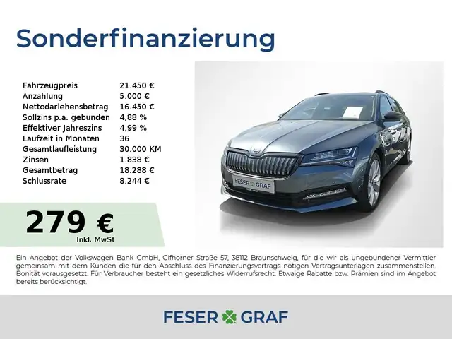 Skoda Superb Combi Sportline iV 1.4 - NAV,PANO.ACC,SHZ