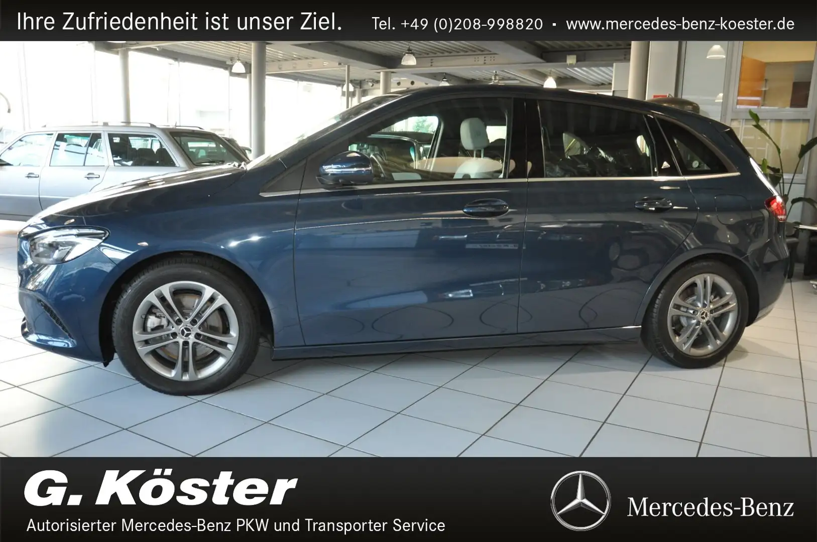 Mercedes-Benz B 220 B 220 4Matic (EURO 6d-TEMP) Navi/Pano.-Dach Style Blau - 1