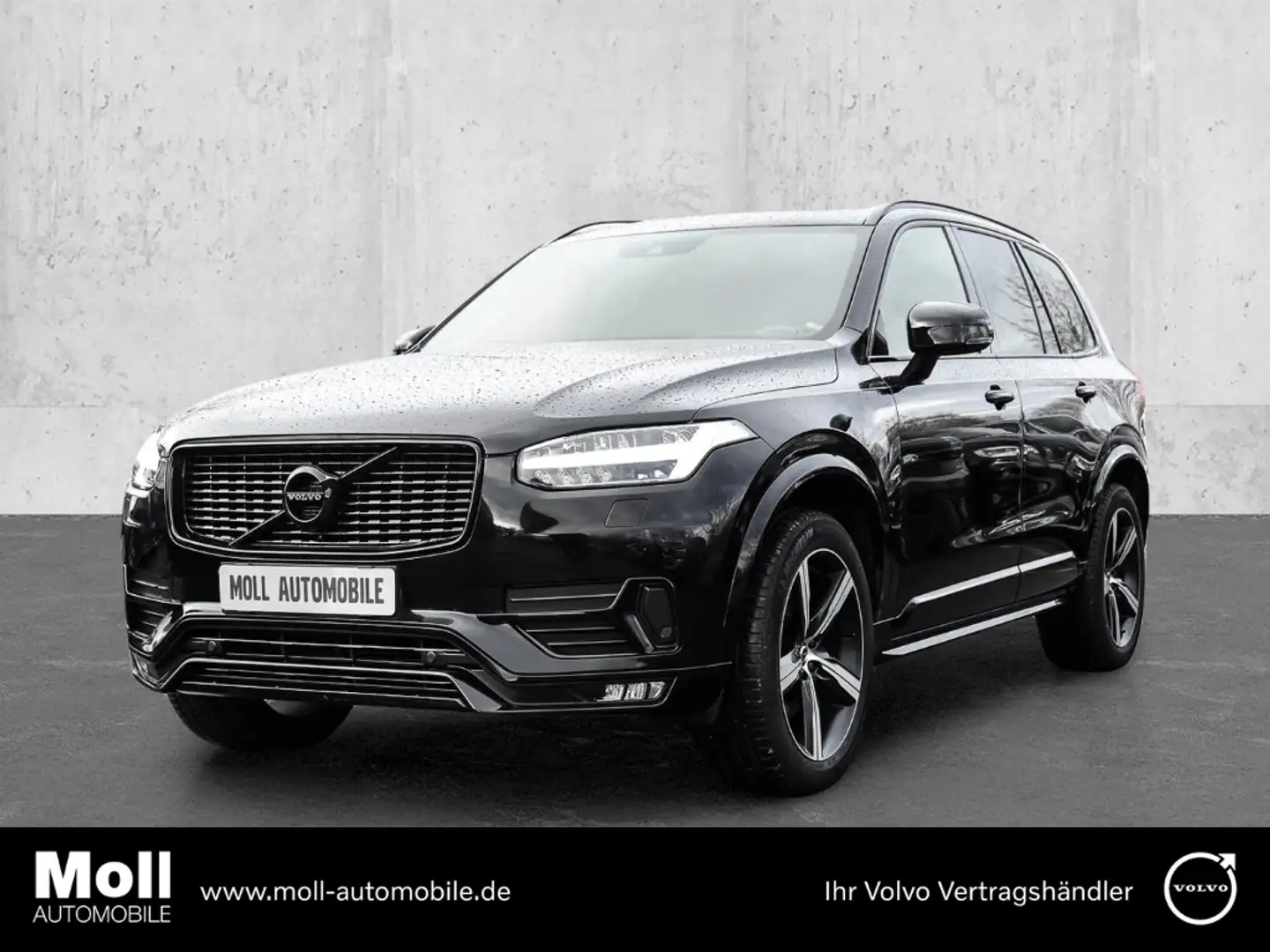 Volvo XC90 R Design AWD D5 EU6d-T HUD AHK Navi Leder digitale Schwarz - 1