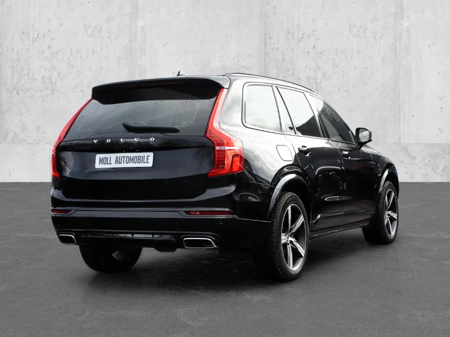 Volvo XC90 R Design AWD D5 EU6d-T HUD AHK Navi Leder digitale Schwarz - 2