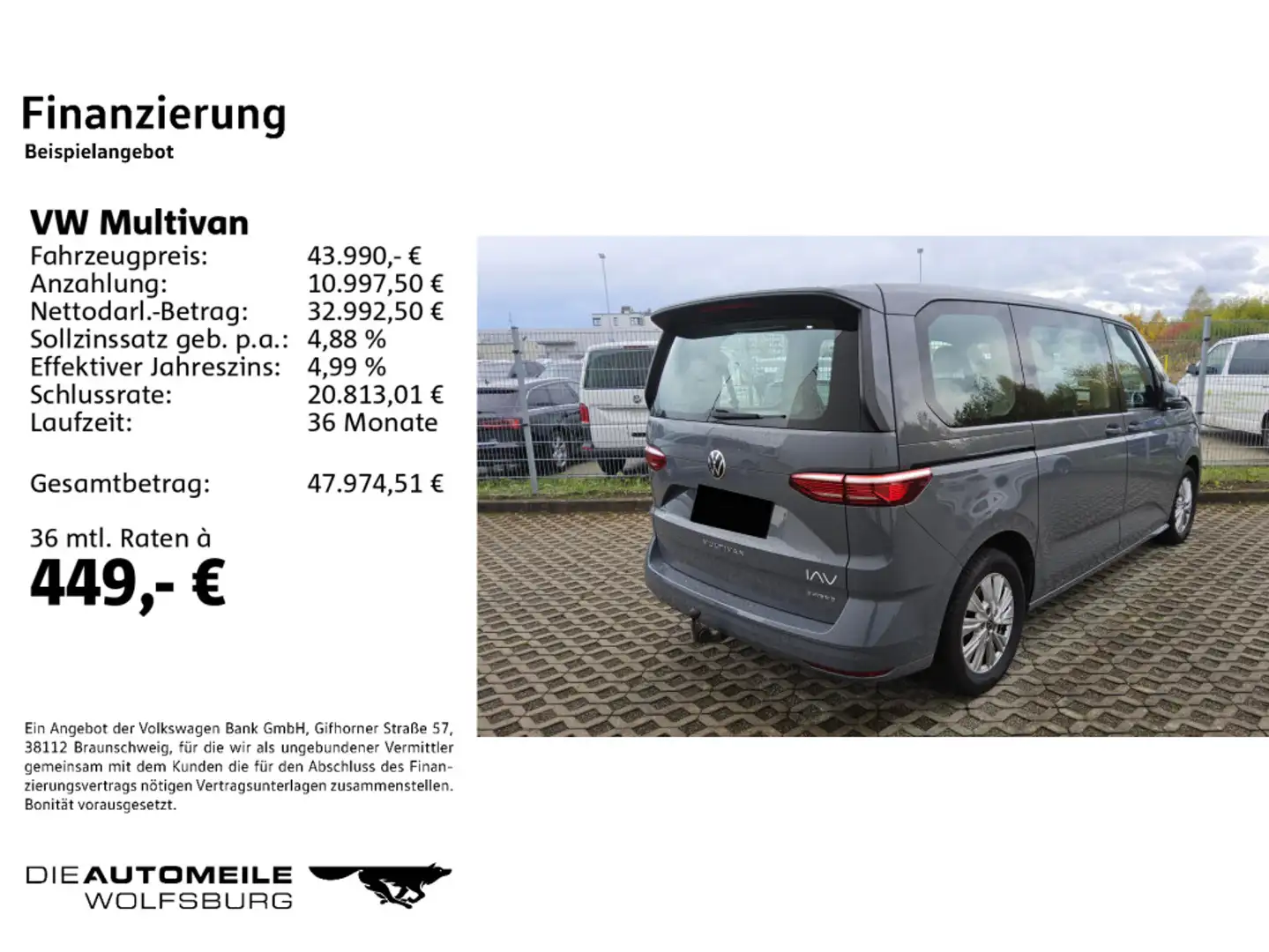 Volkswagen T7 Multivan KÜ 1.4 TSI eHybrid DSG Tempo/Einparkhi/ Grau - 2