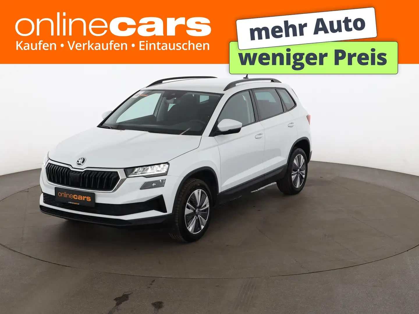 Skoda Karoq 2.0 TDI Ambition Aut LED RADAR NAVI R-CAM Weiß - 1