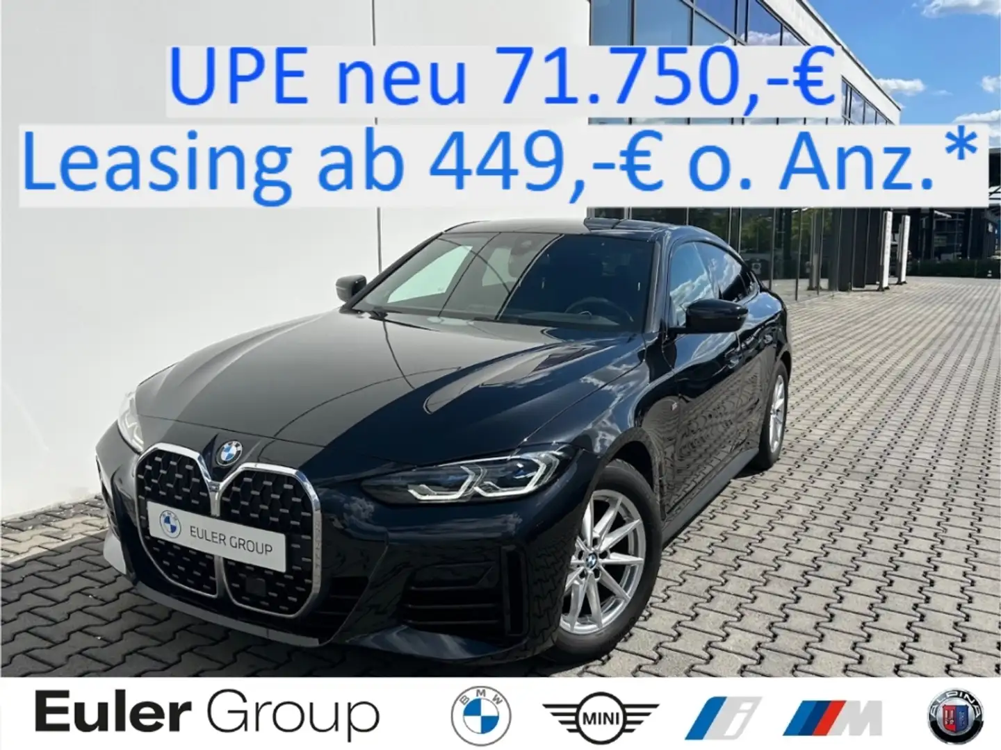 BMW 420 Gran Coupe dA M Sport AHK eGSD Memory ACC HiFi 4xS Schwarz - 1