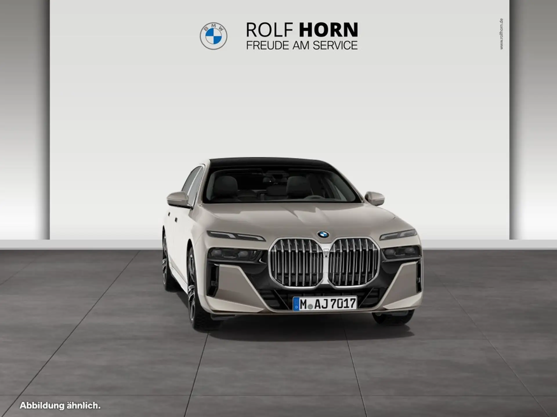 BMW 7 Series 740d 2025 베이지 사진 8
