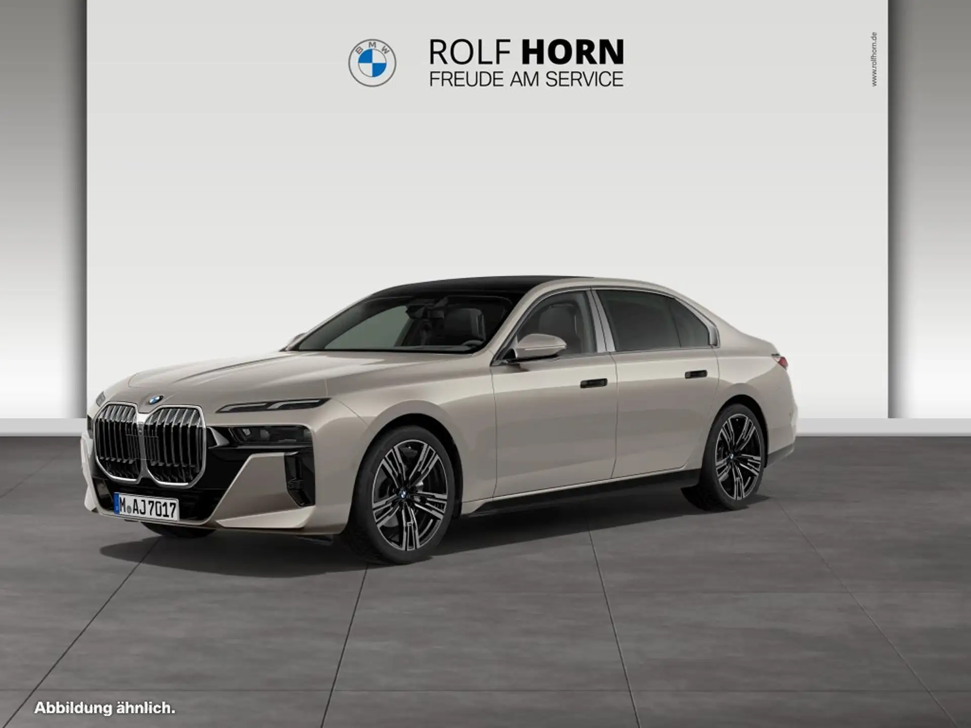 BMW 7 Series 740d 2025 베이지 사진 1