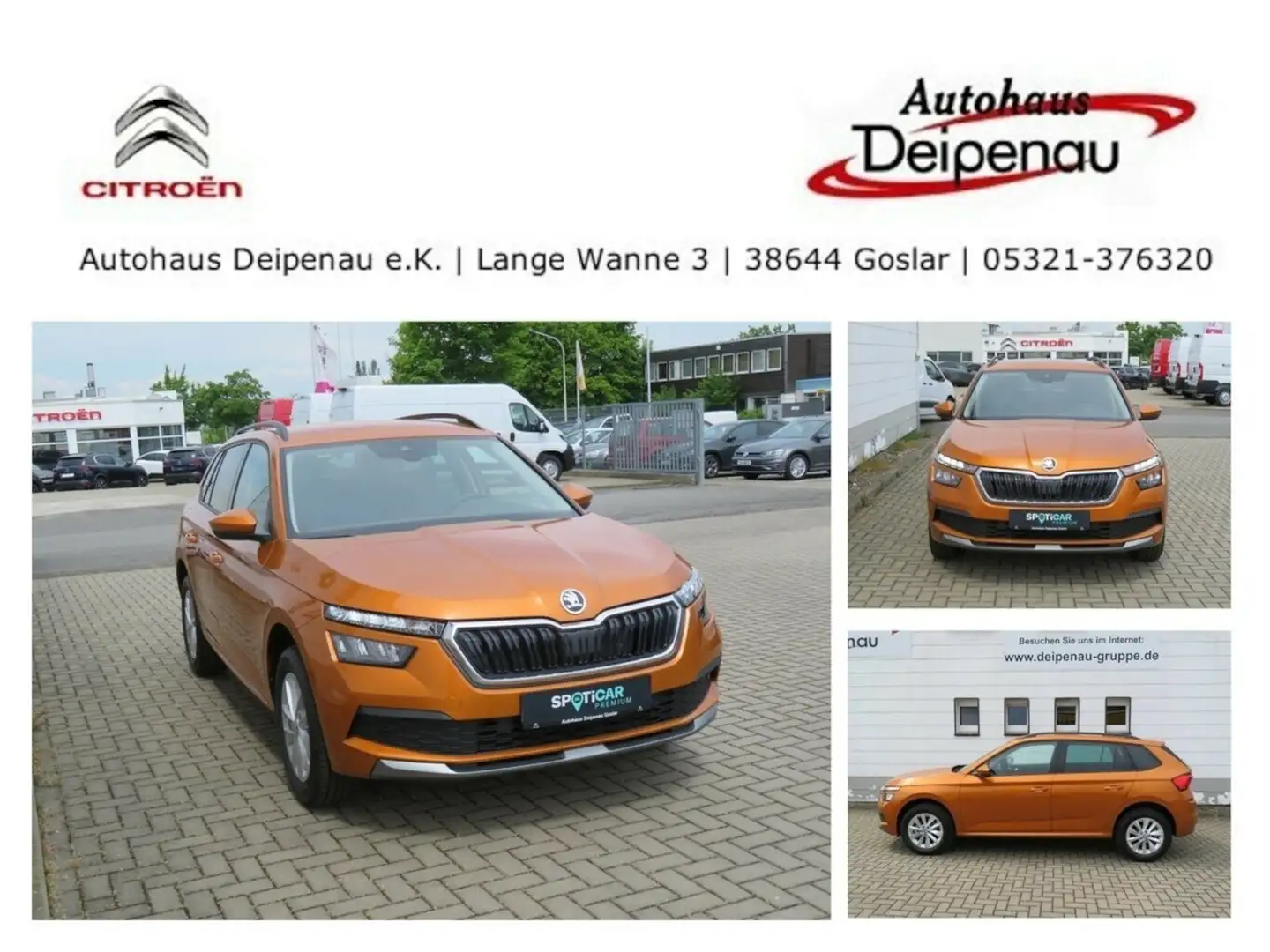 Skoda Kamiq 1.0 Ambition Kamera PDC Shzg v+hi SunSet SmartLink Orange - 1