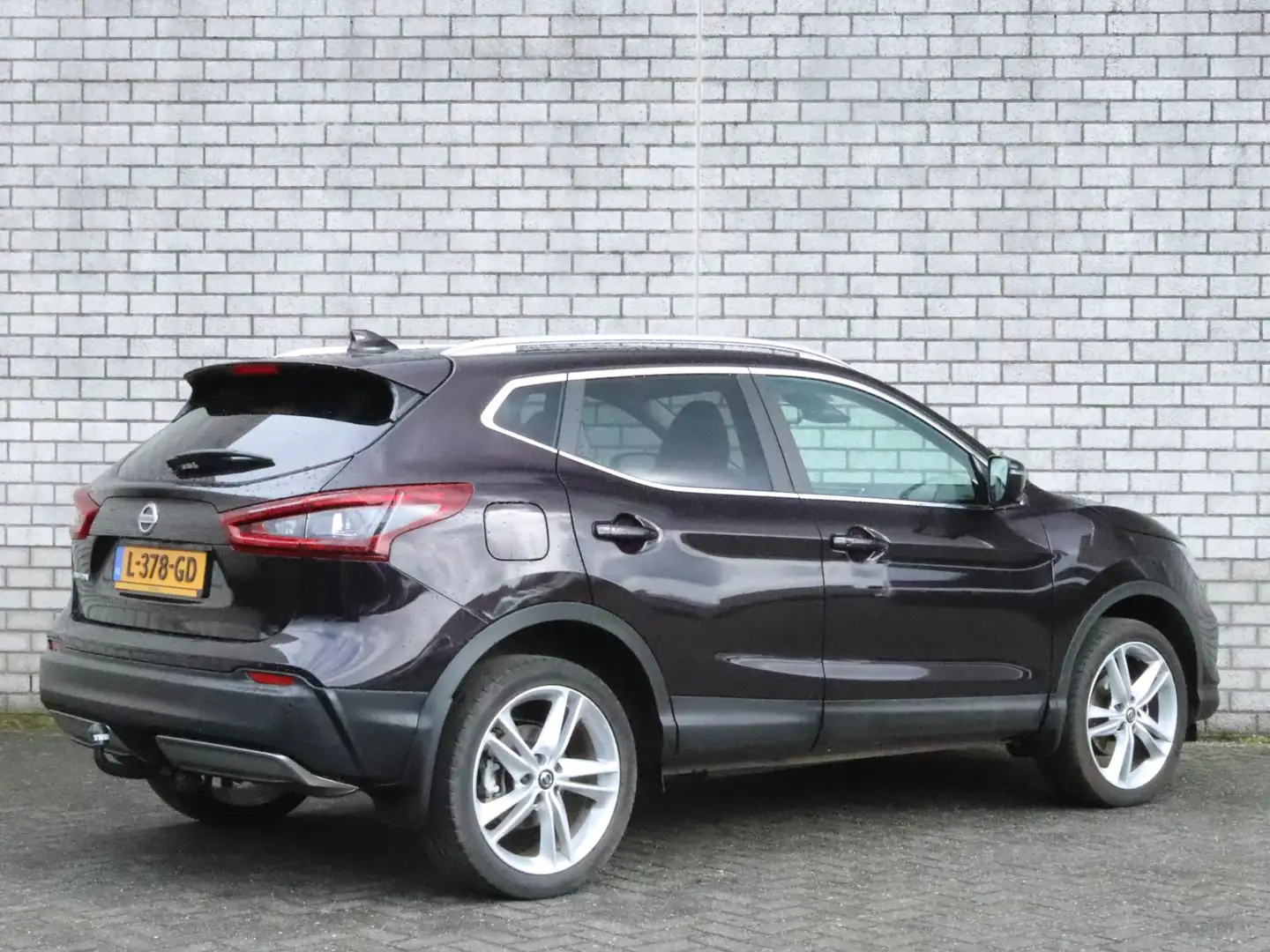 Nissan Qashqai 1.3 DIG-T Premium Edition | Leder | Panoramadak | Paars - 2