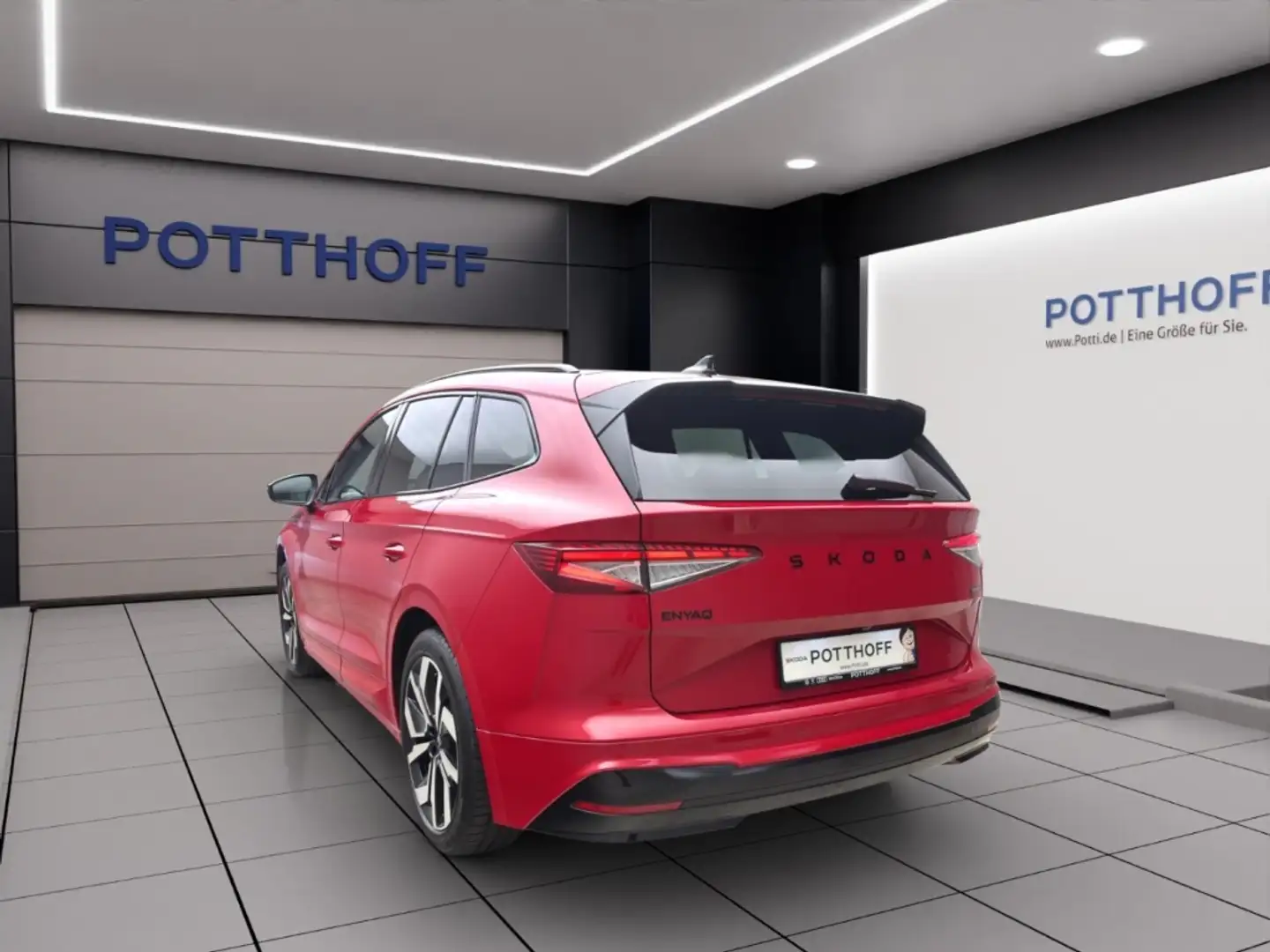 Skoda Enyaq 85 SPORTLINE ADVANCED AHK HEAD-UP NAV 360° CANTON Rot - 2
