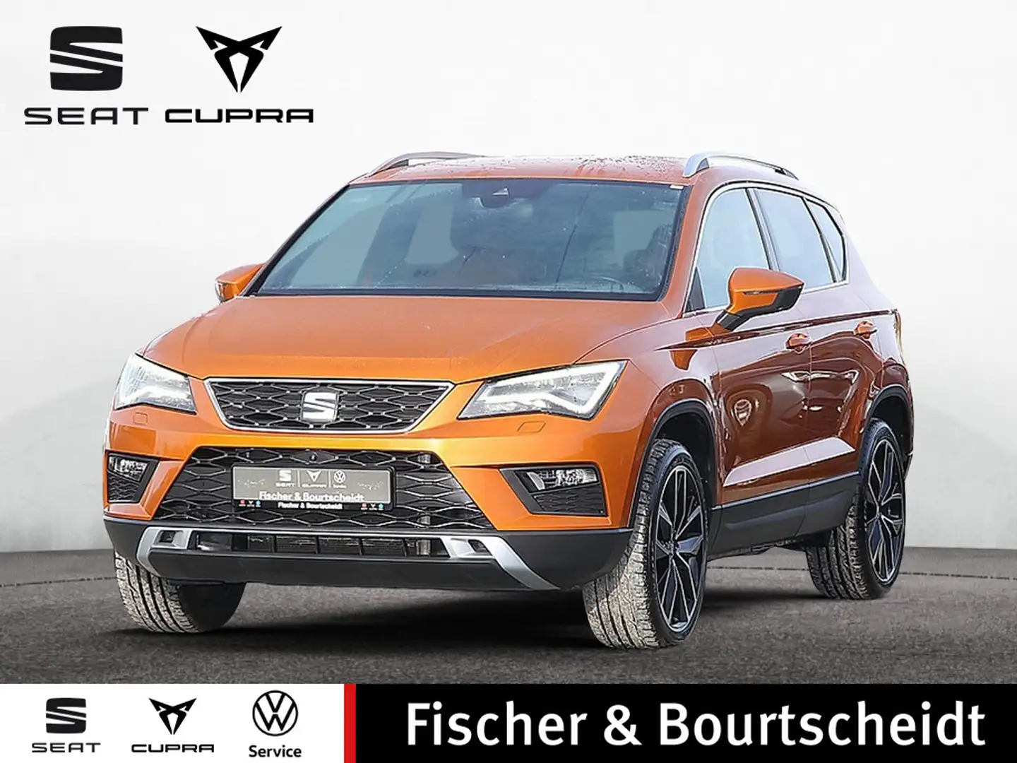 SEAT Ateca 2.0 TDI Xcellence 4Drive NAVI AHK 360° Orange - 1