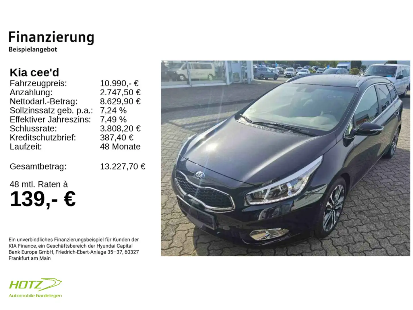 Kia Ceed / cee'd Ceed SW1.6 GDI ISG FIFA World Cup Edition Schwarz - 2