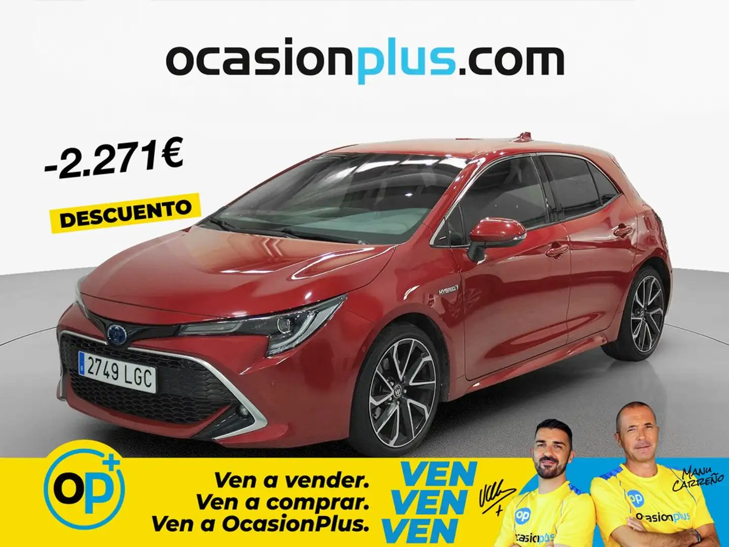Toyota Corolla 180H Advance Rojo - 1