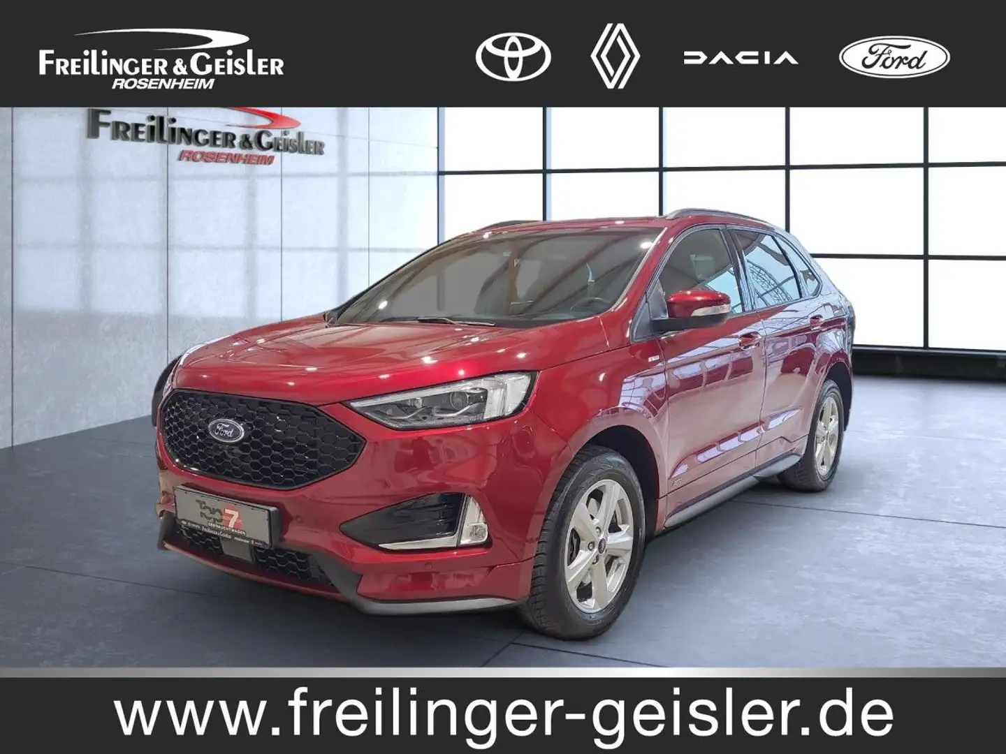 Ford Edge ST-Line 4x4 Sportpaket Bluetooth Navi LED Rouge - 1