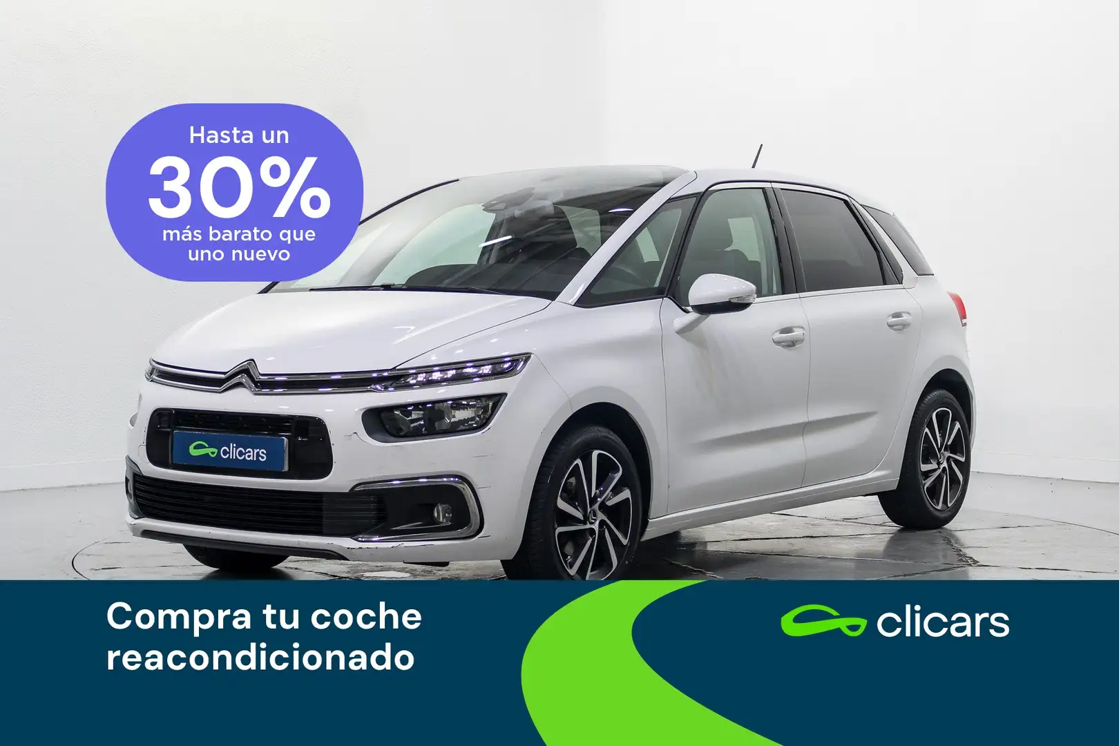 Citroen C4 Spacetourer 1.2 PureTech S&S Feel 130 Blanc - 1