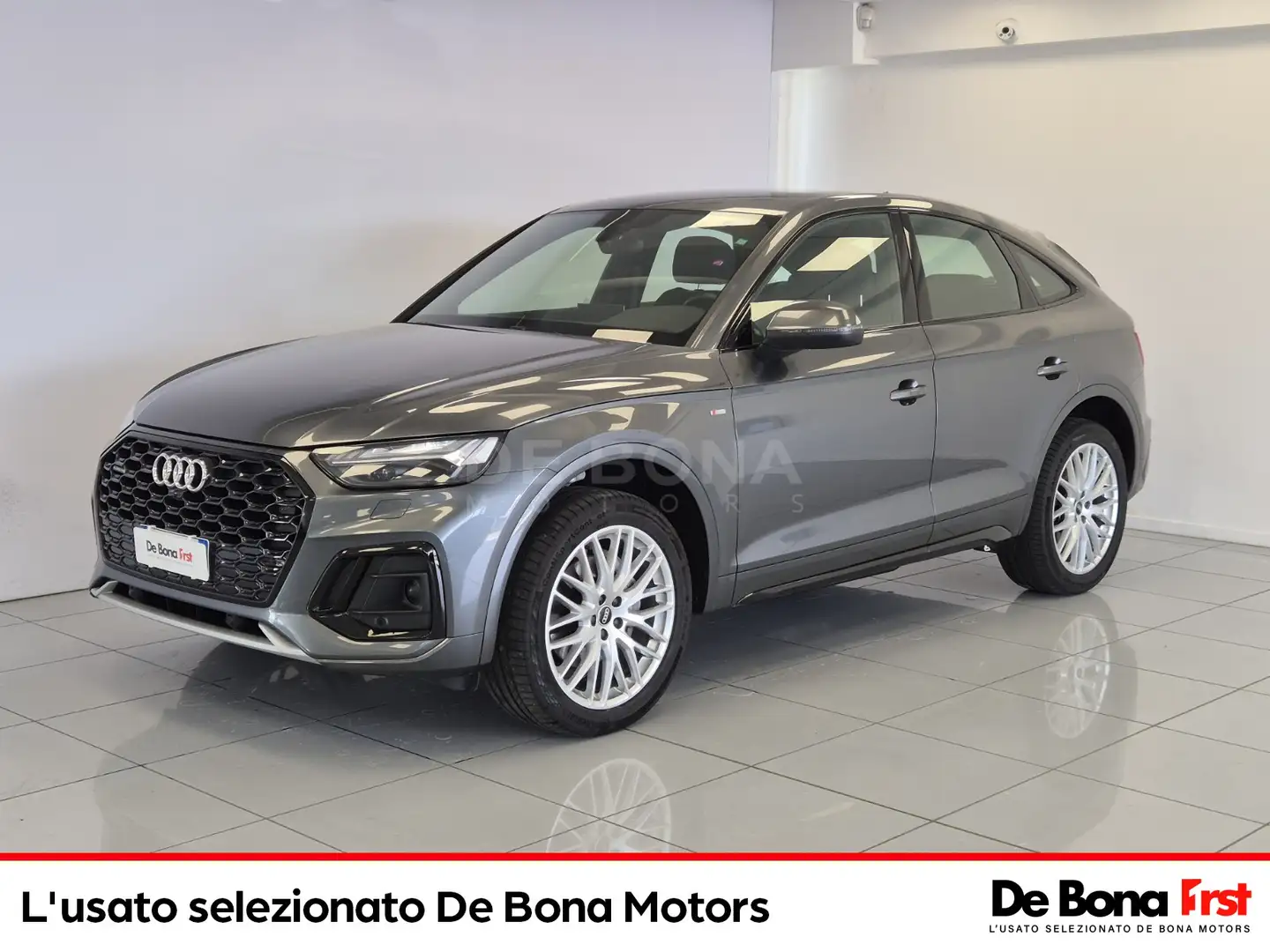 Audi Q5 sportback 40 2.0 tdi mhev 12v s line plus quattro siva - 1