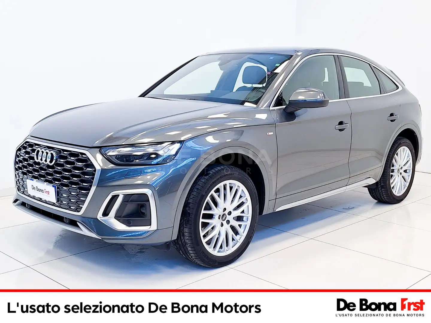 Audi Q5 sportback 40 2.0 tdi mhev 12v s line plus quattro Grigio - 1