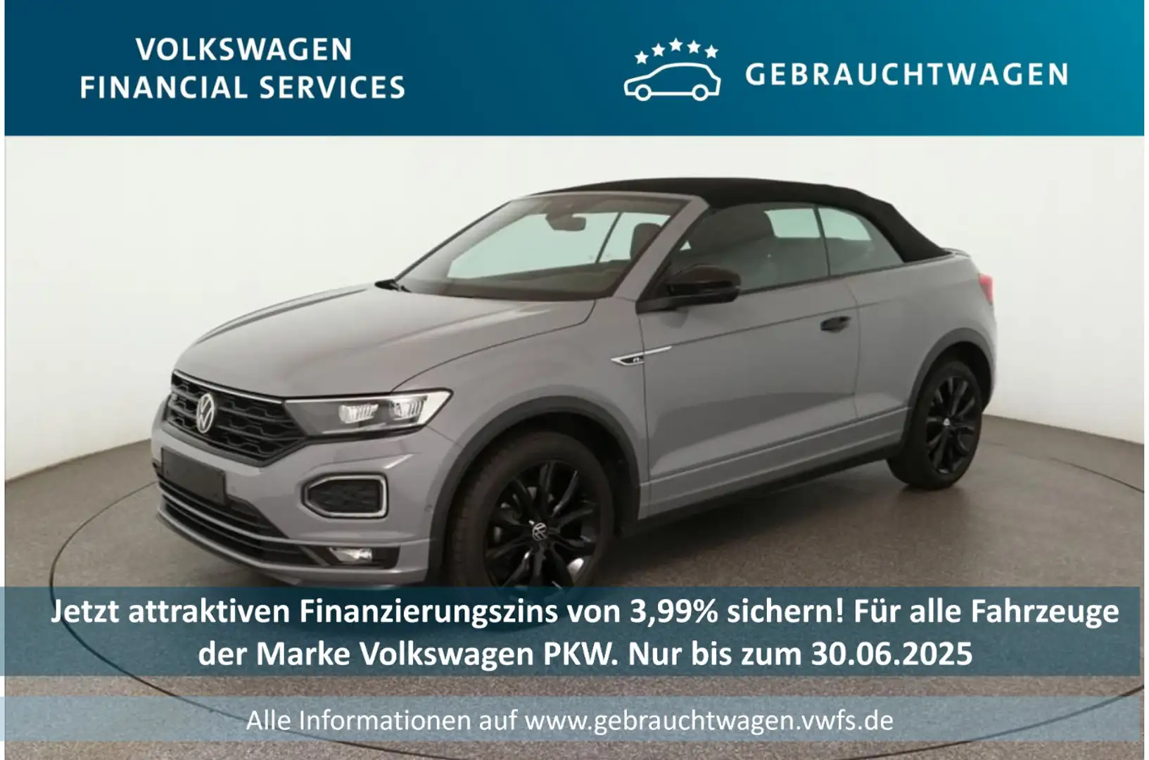 Volkswagen T-Roc R-Line 1.5 TSI DSG AHK*RFK*PDC Сірий - 1
