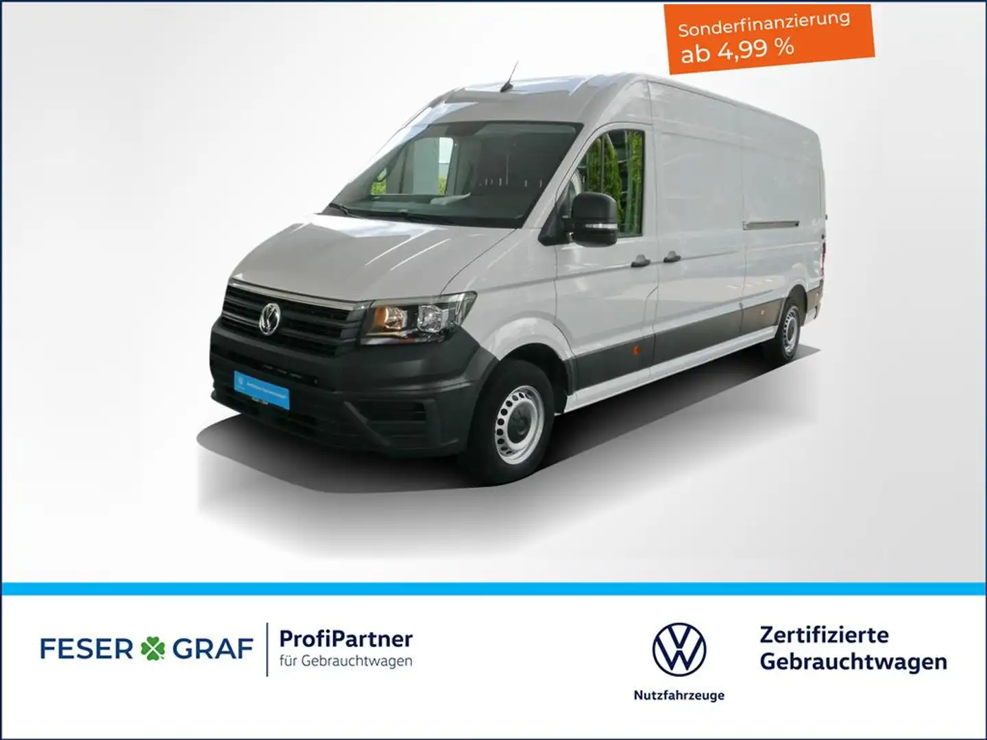 Volkswagen Crafter 2.0TDI Kasten LR Hochdach 2xSchiebetüre Klimaan Weiß - 1