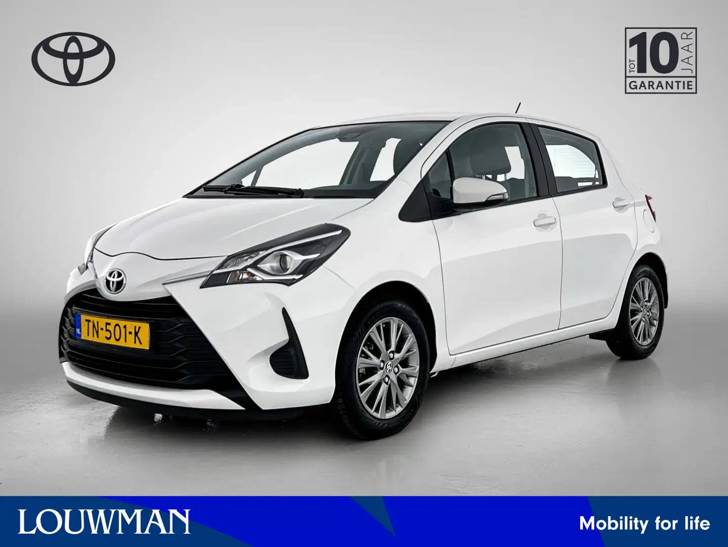 Toyota Yaris 1.0 VVT-i Energy | lage km stand | Navigatie | Blu Wit - 1