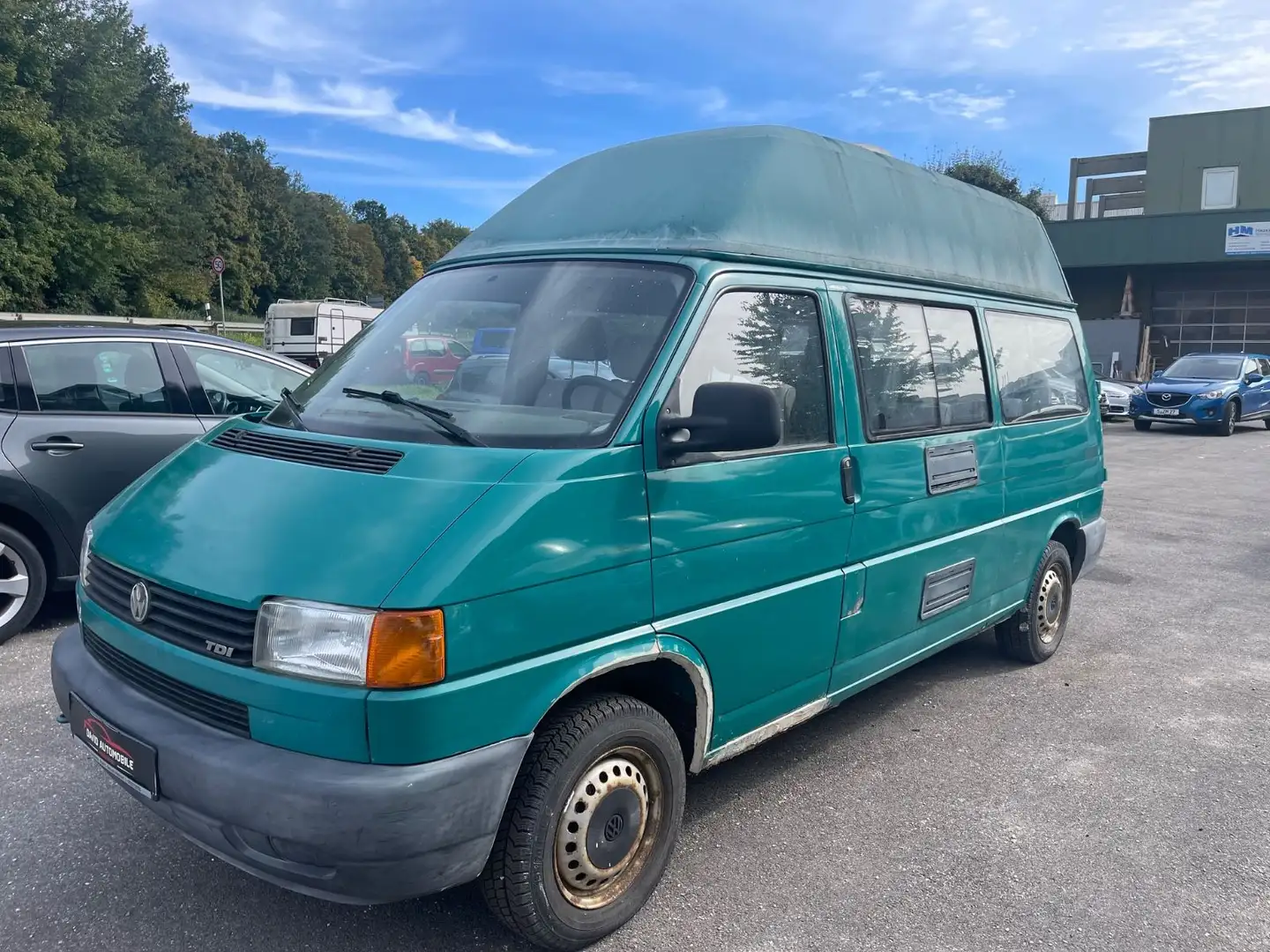 Volkswagen T4 Kombi Hoch lang 9 Sitze Grün - 2