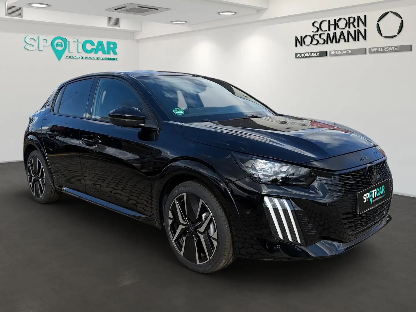 Peugeot 208 208 GT HYBRID 136 E-DSC6  NAVIGATION,SICHT-PAKET,T Schwarz - 2