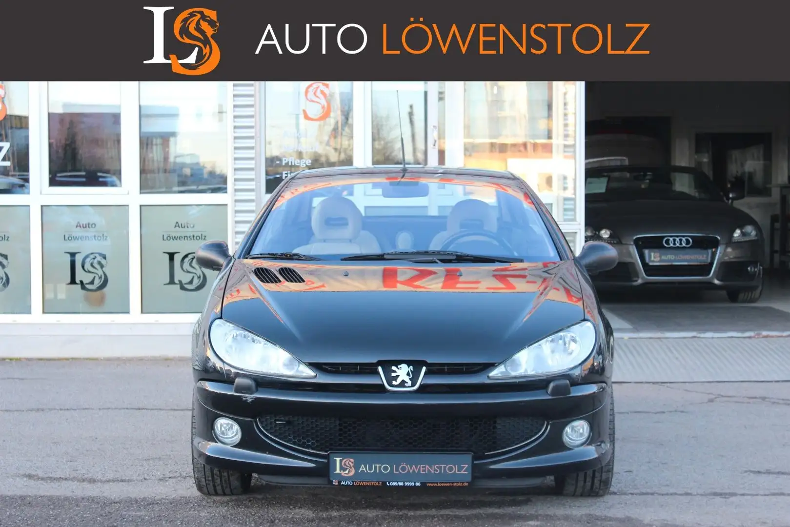 Peugeot 206 Cabriolet CC Platinum | Automatik | 2.Hand Schwarz - 2
