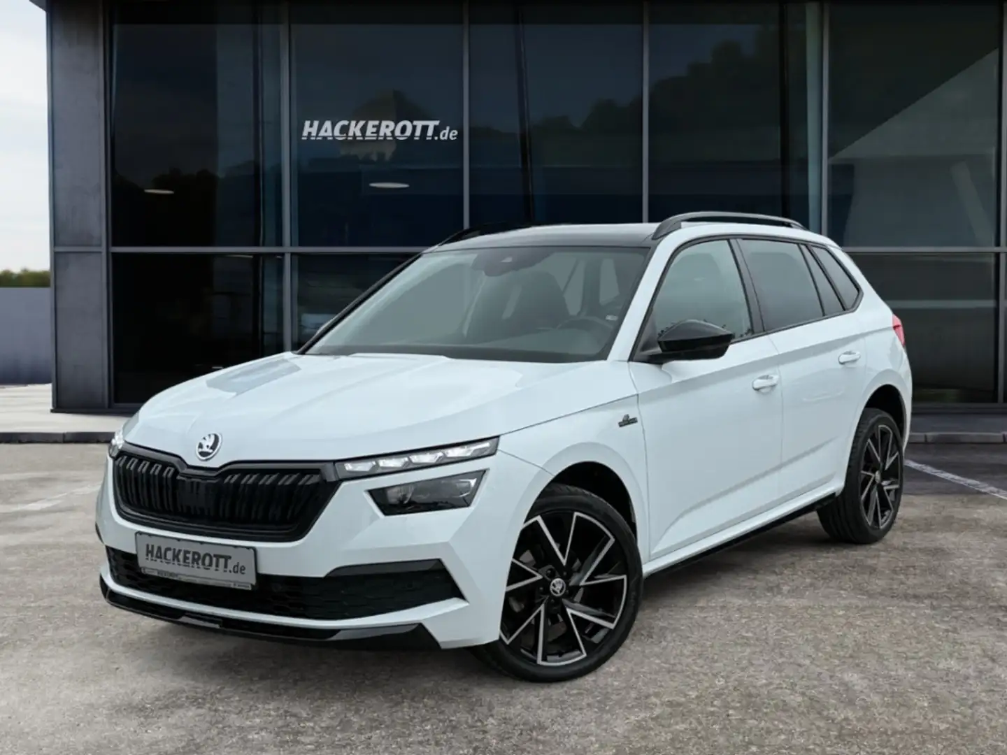 Skoda Kamiq Monte Carlo 1.5 TSI DSG Led Navi Pano ACC Rückfahr Weiß - 1