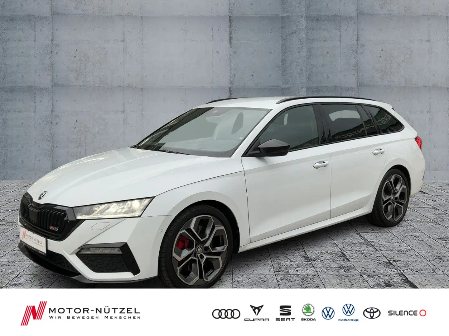 Skoda Octavia Combi RS 2.0 TSI MATRIX+NAVI+ACC+HuD+19" Weiß - 1