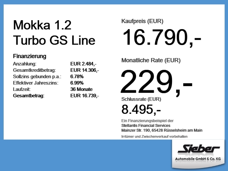 Opel Mokka 1.2 Turbo GS Line *Klimaautomatik*LED — photo 4