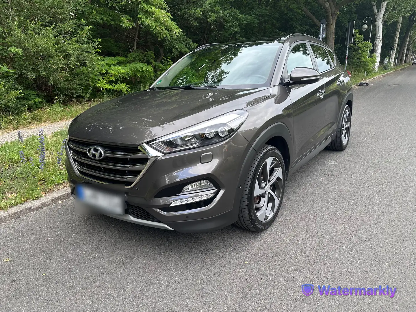 Hyundai TUCSON Tucson 1.6 Turbo 4WD 7-DCT Prime*Pano*Leder*DC Braun - 1