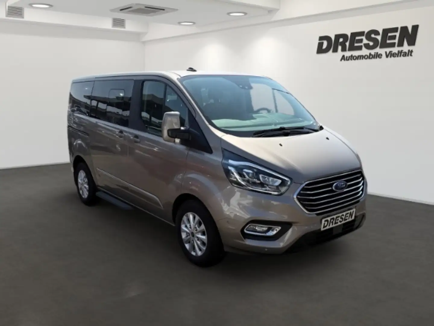 Ford Tourneo Custom Kombi 320 L1 Titanium Automatik SHZ Kamera PDC Nav Argent - 2