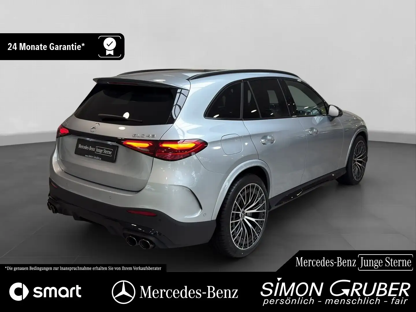 Mercedes-Benz GLC 43 AMG GLC 43 4M AMG Night Pano HUD HAL Standhzg. AHK Plateado - 2