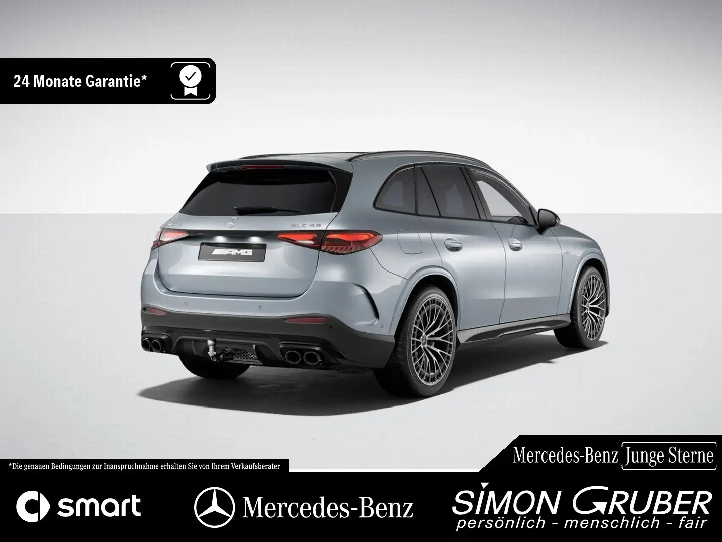 Mercedes-Benz GLC 43 AMG GLC 43 4M AMG Night Pano HUD HAL Standhzg. AHK Zilver - 2