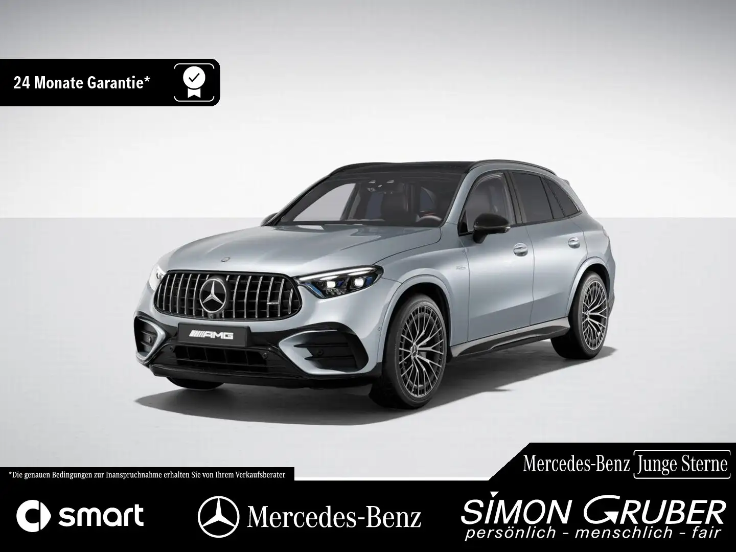 Mercedes-Benz GLC 43 AMG GLC 43 4M AMG Night Pano HUD HAL Standhzg. AHK Zilver - 1