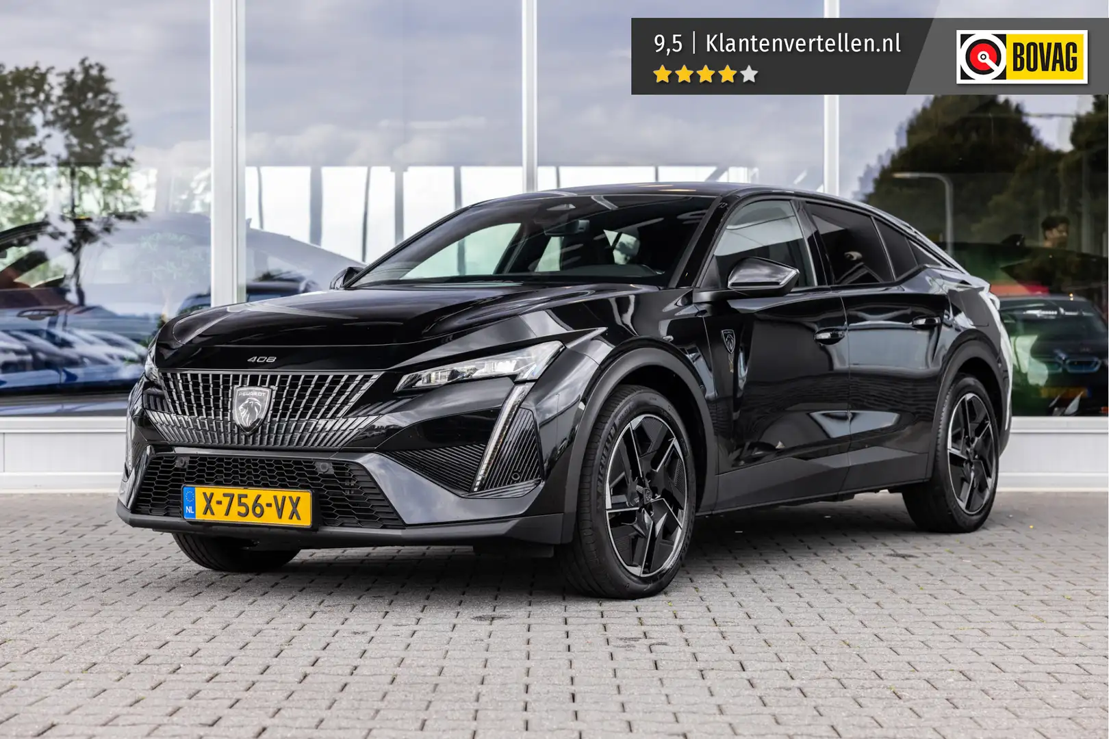 Peugeot 408 1.6 HYbrid GT 180 EAT8 | ACC | Camera | NL Auto Noir - 1