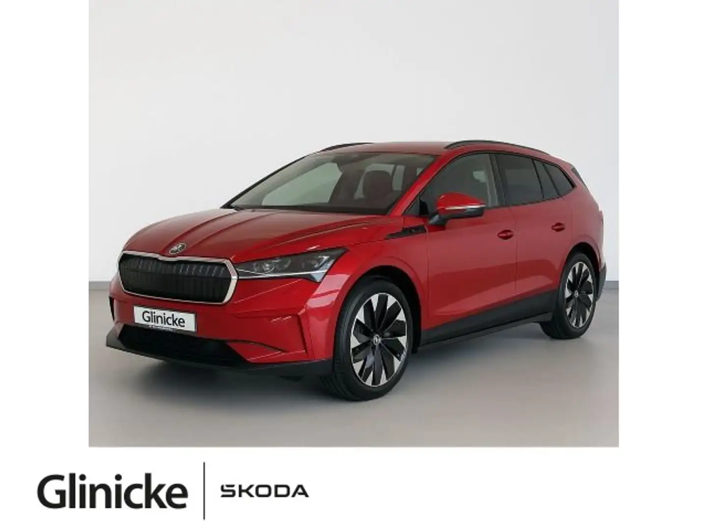 Skoda Enyaq iV 80 77kWh AHK RüKa Alcantara/Leder W-Pum Rosso - 1