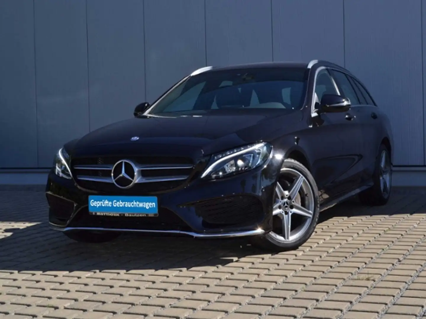 Mercedes-Benz C 180 T CGI Autom. AMG Line SPORT-PAKET/LED/NAVI/PARK-P Schwarz - 2