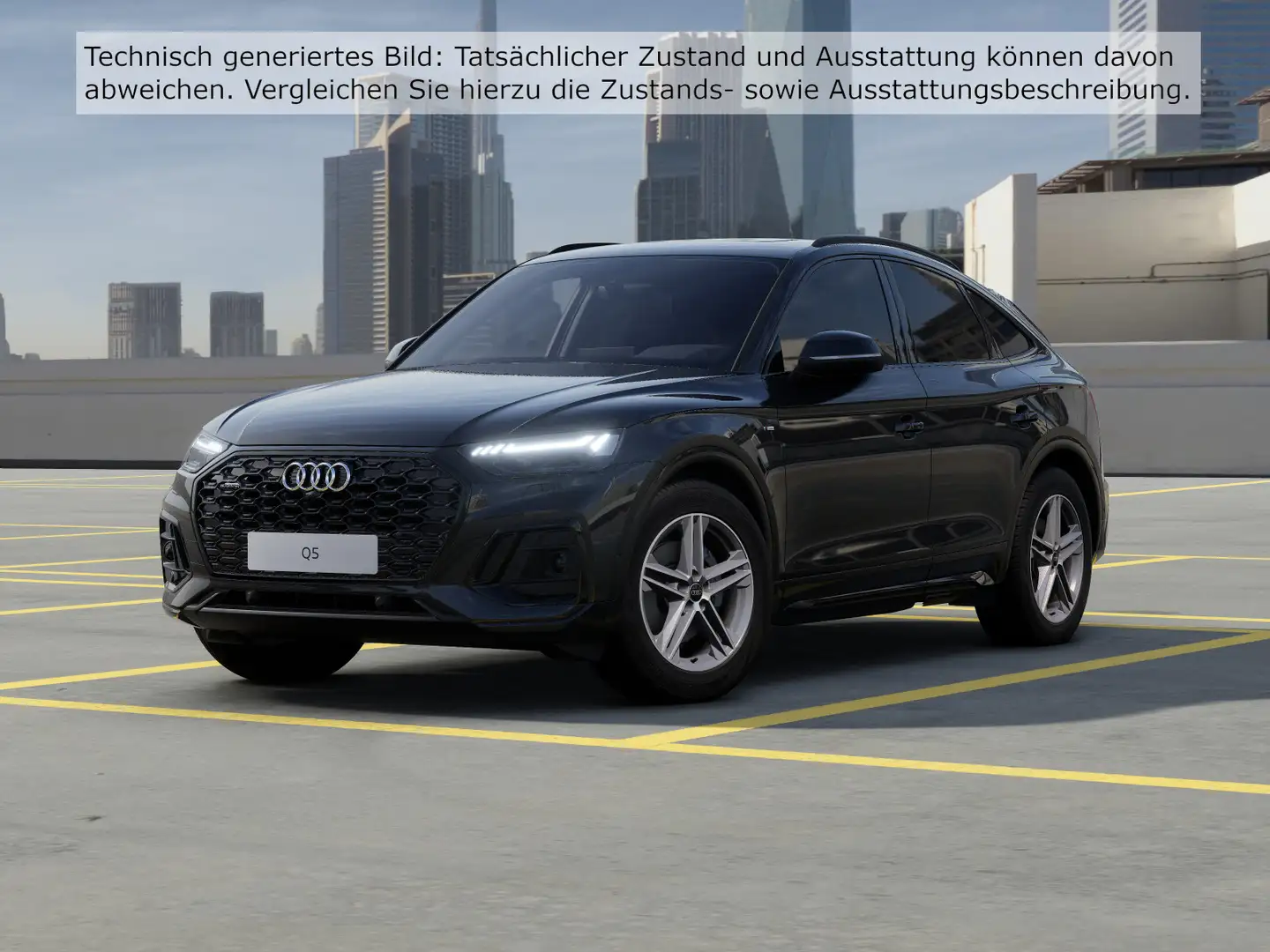 Audi Q5 40 TDI quattro S tronic S line Matr Schwarz - 1